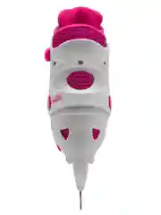 Розовый коньки-ролики 2 в 1 раздвижные PW-223B-157