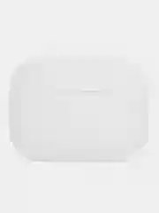 Белый силиконовый чехол для наушников Apple Airpods PRO