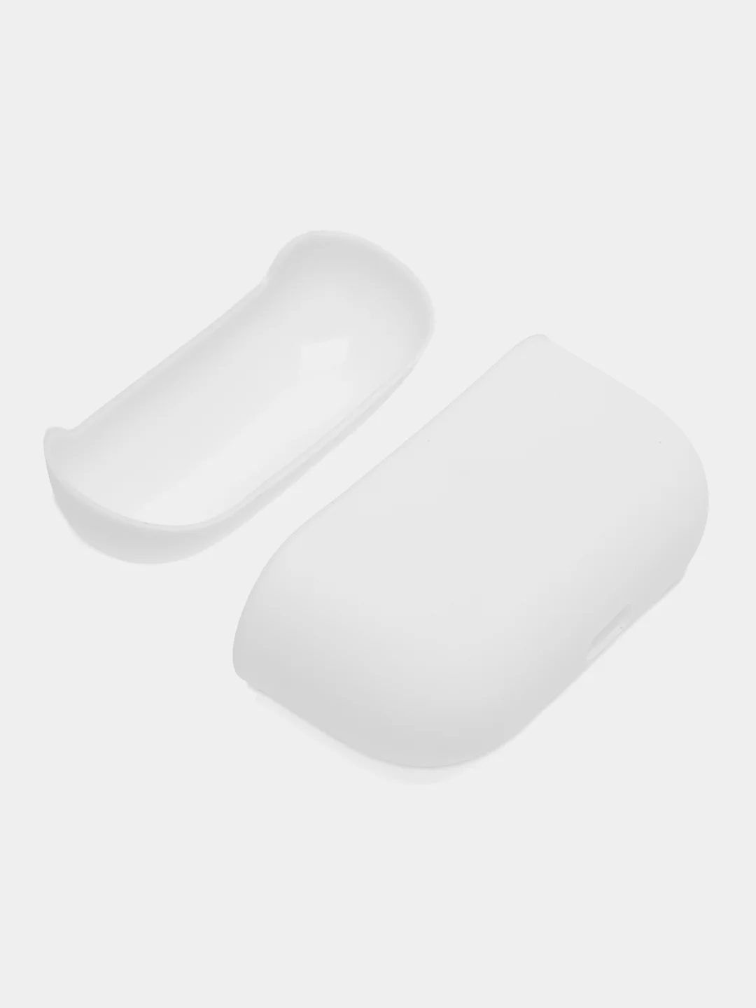 Белый силиконовый чехол для наушников Apple Airpods PRO