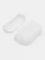 Белый силиконовый чехол для наушников Apple Airpods PRO