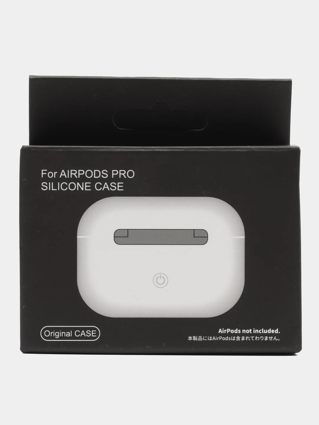 Белый силиконовый чехол для наушников Apple Airpods PRO
