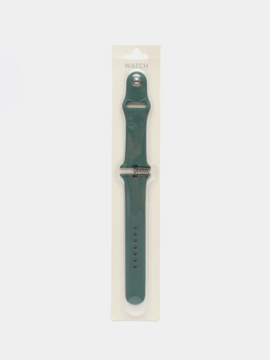 Зелёный хаки силиконовый ремешок для Apple Watch 38/40 mm
