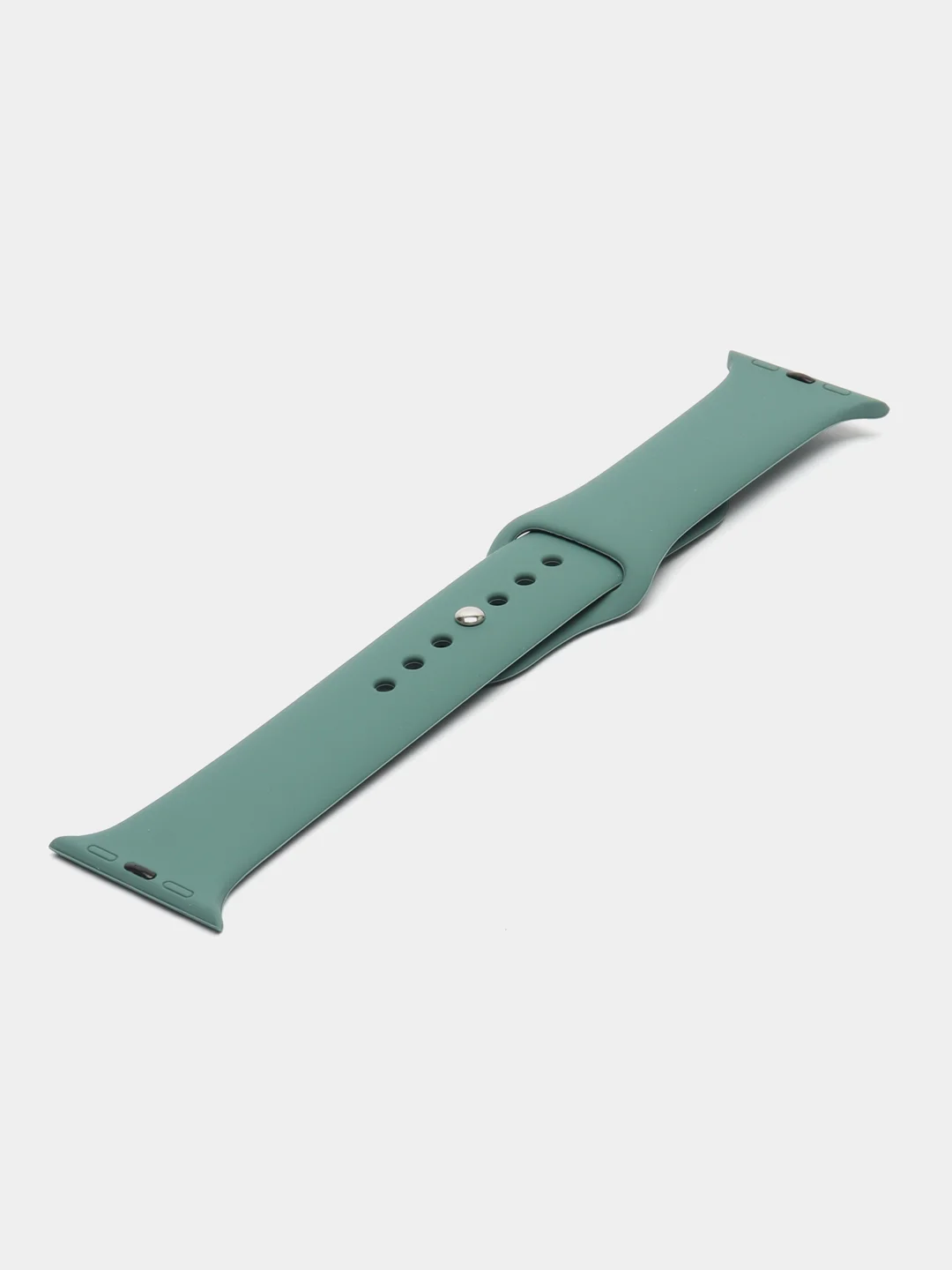 Зелёный хаки силиконовый ремешок для Apple Watch 38/40 mm