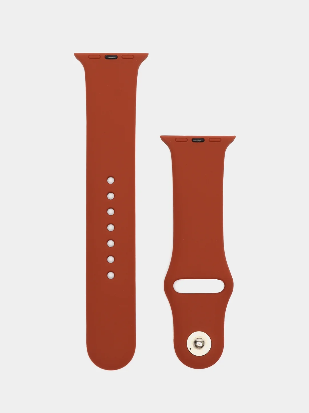 Коричневый силиконовый ремешок для Apple Watch 38/40 mm