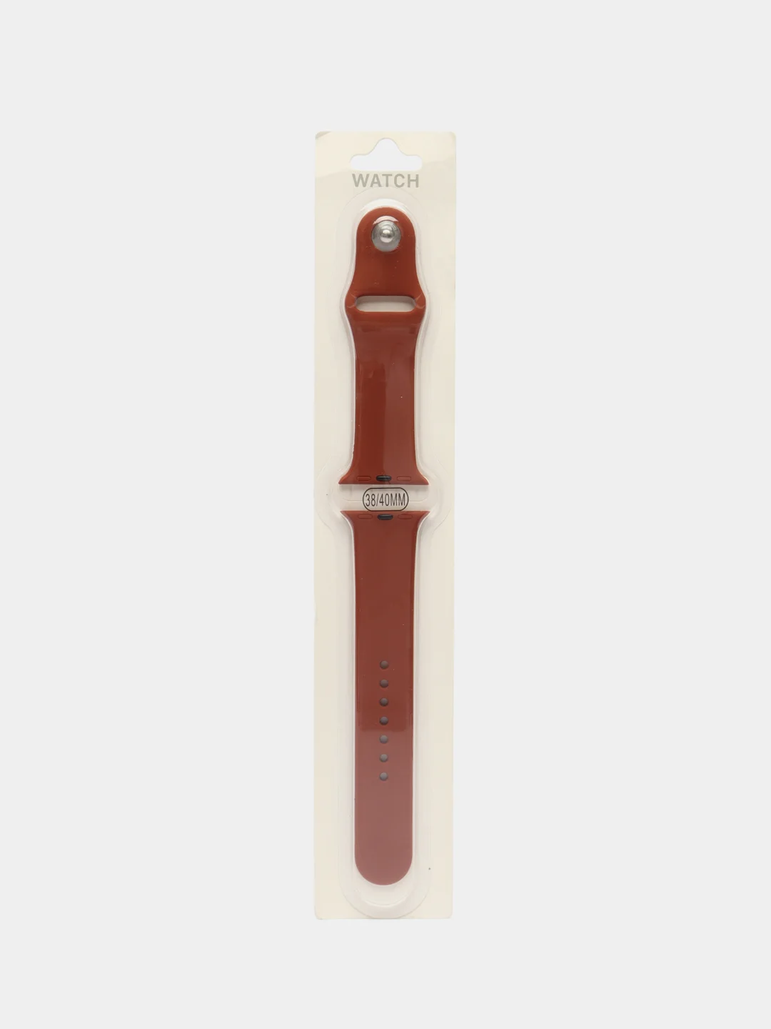 Коричневый силиконовый ремешок для Apple Watch 38/40 mm