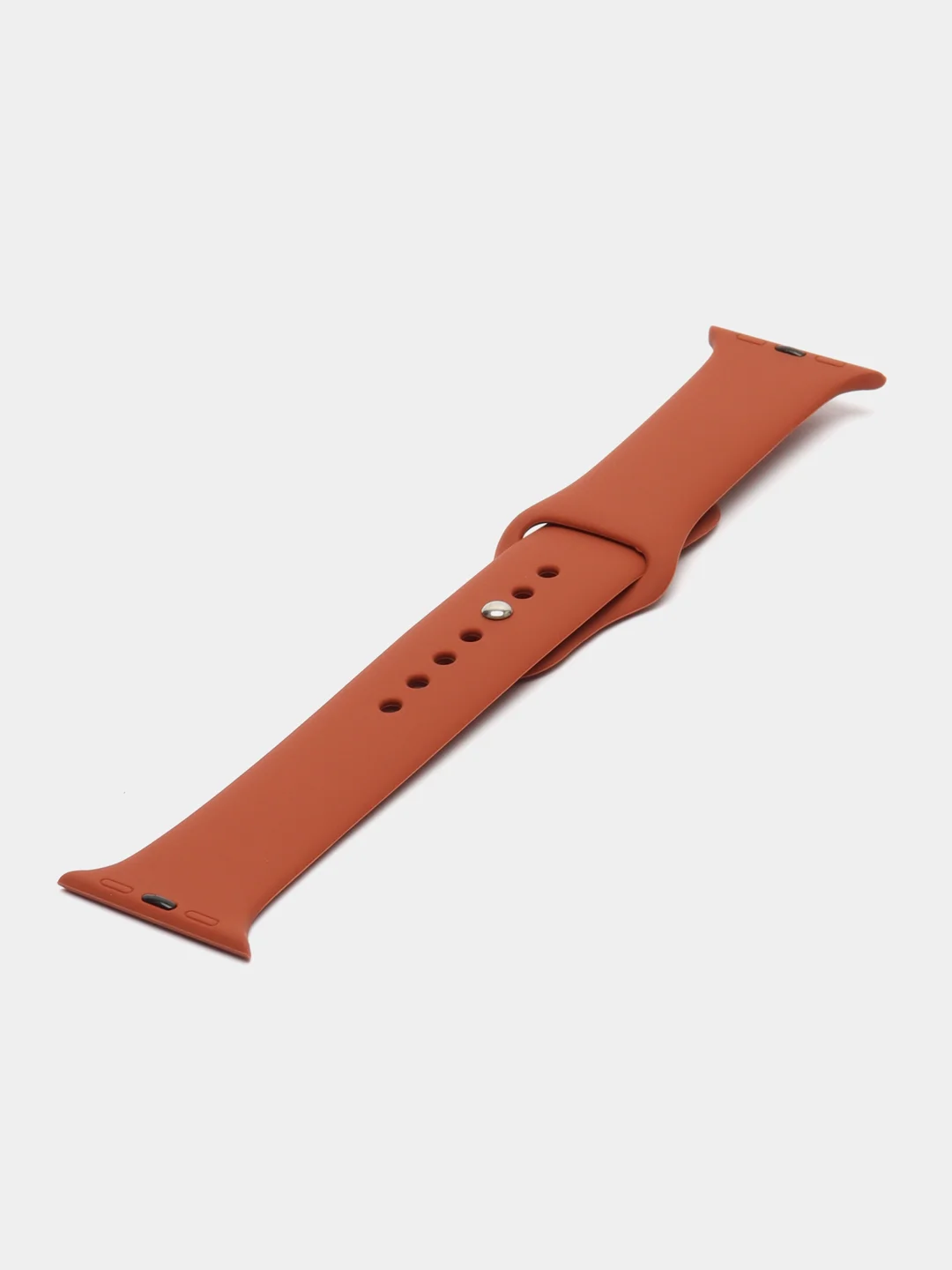 Коричневый силиконовый ремешок для Apple Watch 38/40 mm