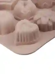 Форма для выпечки 12 ячеек, силиконовая, 33x25х3,5 см "Цветы"