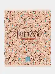 Тетрадь BRAUBERG "Terrazzo", А5, скоба, клетка, 96 листов