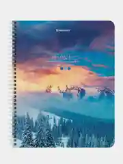 Тетрадь BRAUBERG "Travel", А5, гребень, клетка, 96 листов
