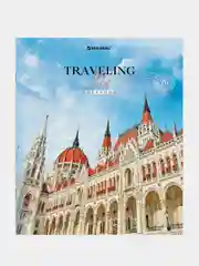 Тетрадь BRAUBERG "Traveling", А5, скоба, линия, 96 листов