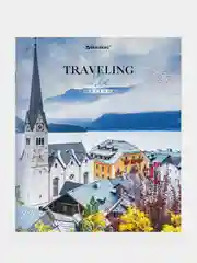 Тетрадь BRAUBERG "Traveling", А5, скоба, линия, 96 листов