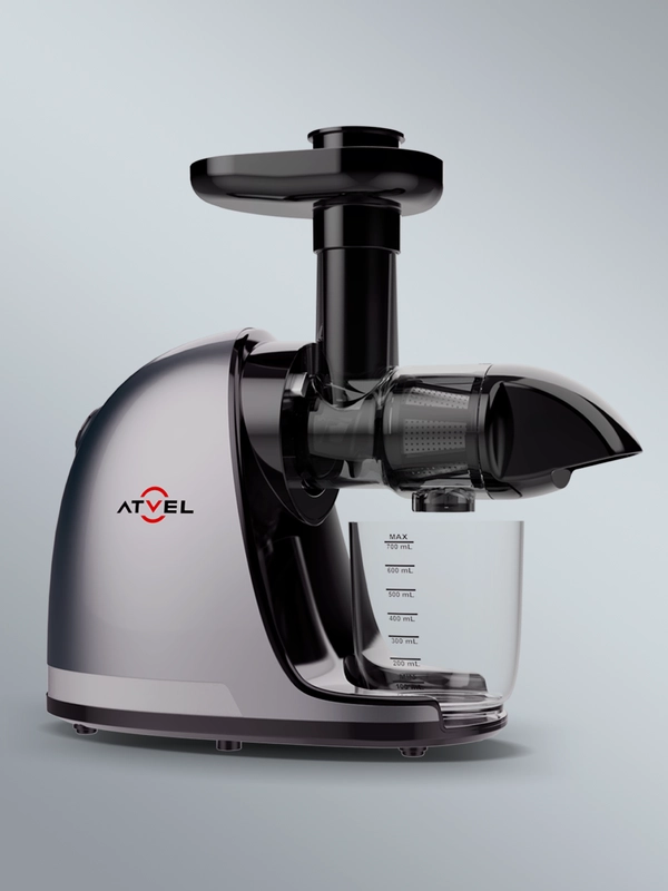 Соковыжималка шнековая электрическая Atvel PowerTwist J3 Gray, 150 Вт
