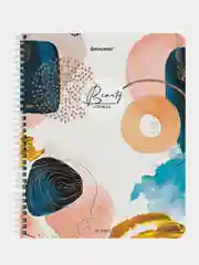 Тетрадь BRAUBERG "Insight", А5, гребень, клетка, 96 листов