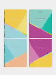 Тетрадь BRAUBERG "Multicolor", гребень, клетка, А5, 80 листов