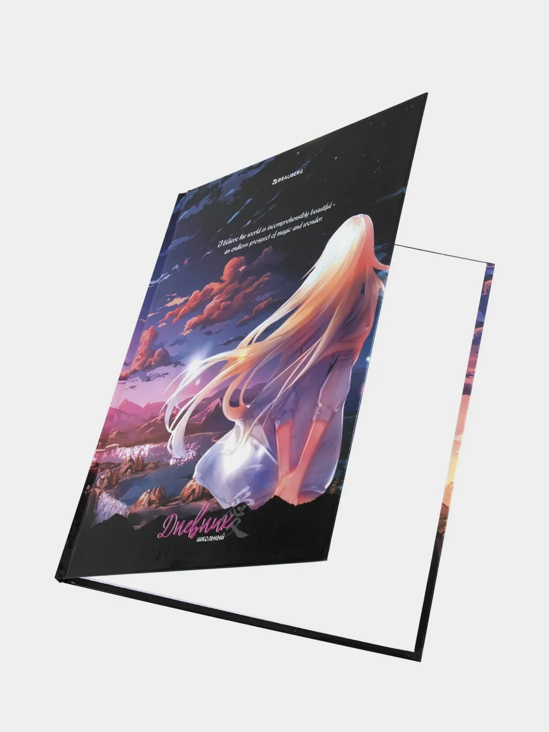 Дневник 1-11 класс BRAUBERG "Anime girl", твердый, 40 листов