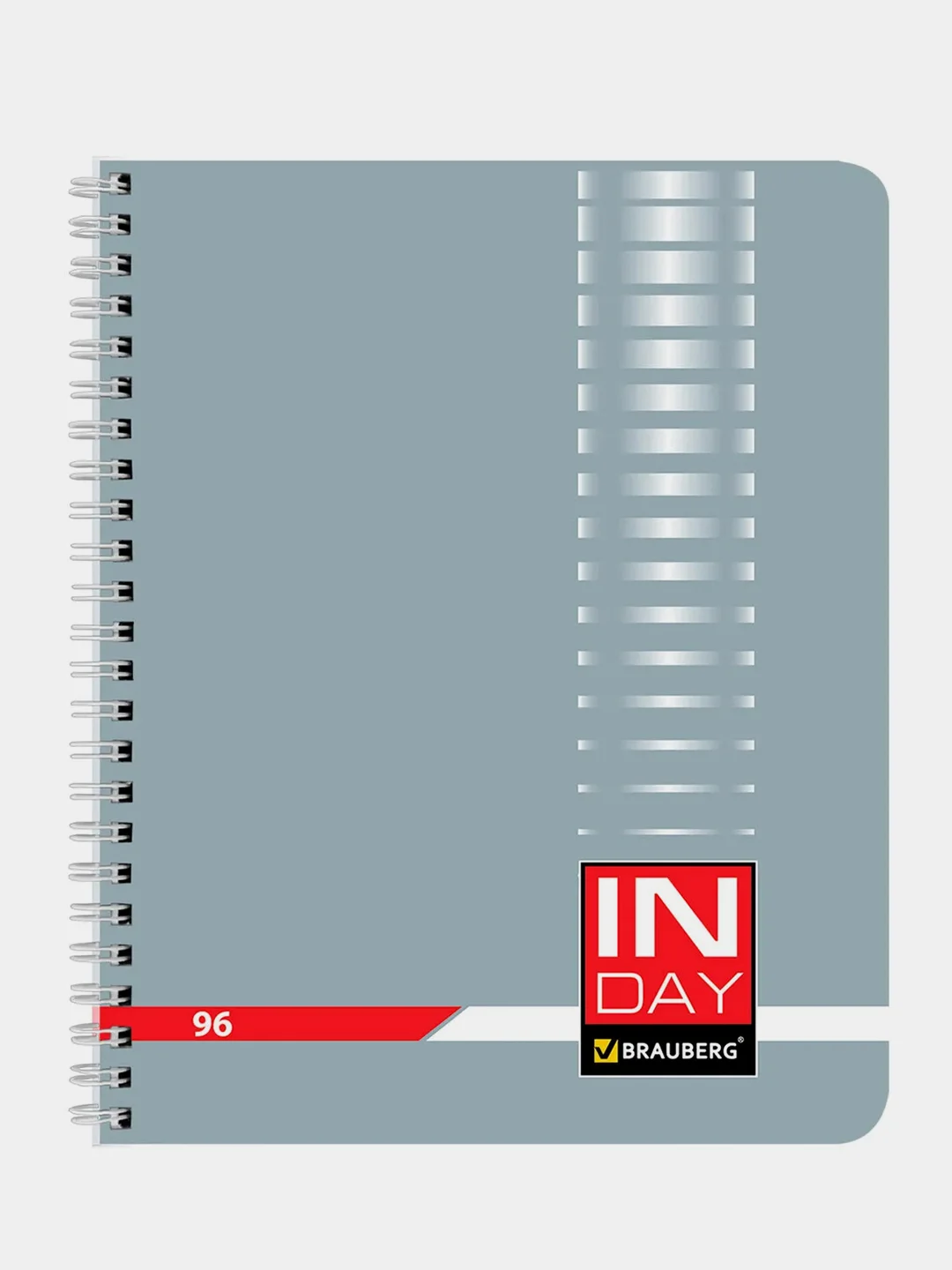Тетрадь BRAUBERG "INDAY", А5, гребень, клетка, 96 листов