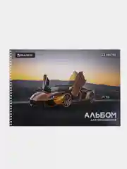 Альбом для рисования BRAUBERG "Суперкар", А4, 32 листа