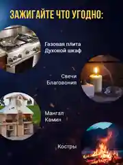 Черный зажигалка электронная кухонная Birdhouse для газовой плиты
