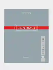 Тетрадь BRAUBERG "Contract", А5, скоба, клетка, 96 листов