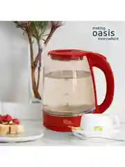 Красный электрический чайник making Oasis everywhere K-8GR