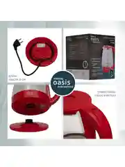 Красный электрический чайник making Oasis everywhere K-8GR