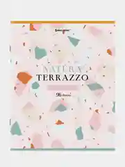 Тетрадь BRAUBERG "Natura Terrazzo", А5, скоба, клетка, 96 листов