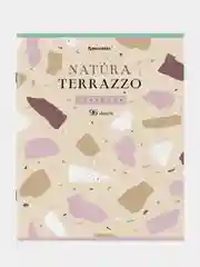 Тетрадь BRAUBERG "Natura Terrazzo", А5, скоба, клетка, 96 листов