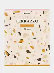Тетрадь BRAUBERG "Natura Terrazzo", А5, скоба, клетка, 96 листов