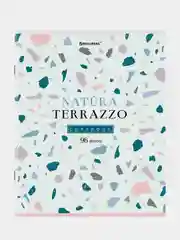 Тетрадь BRAUBERG "Natura Terrazzo", А5, скоба, клетка, 96 листов
