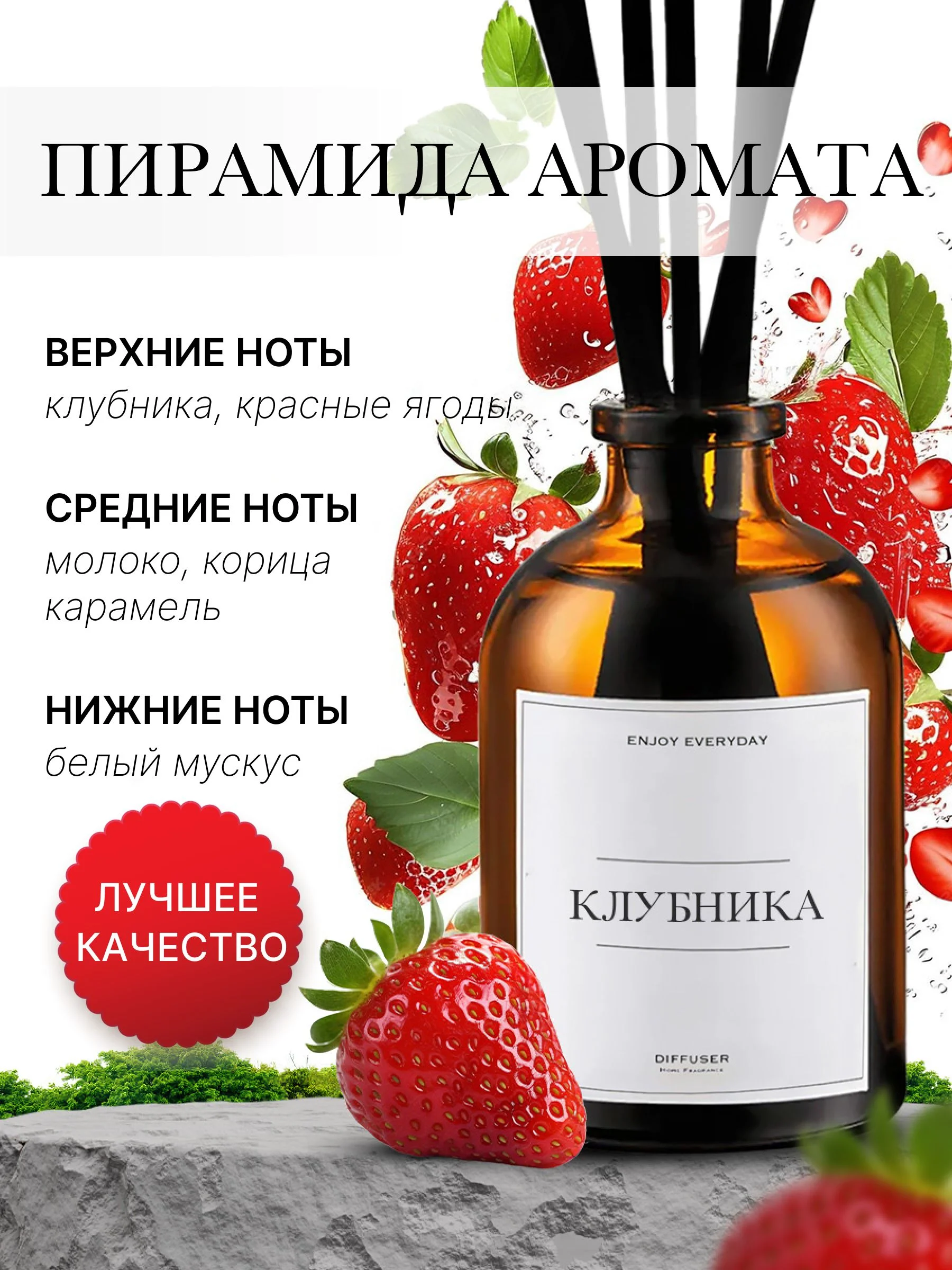 Коричневый ароматический диффузор для дома, ароматизатор для дома, 4 шт, 50 мл