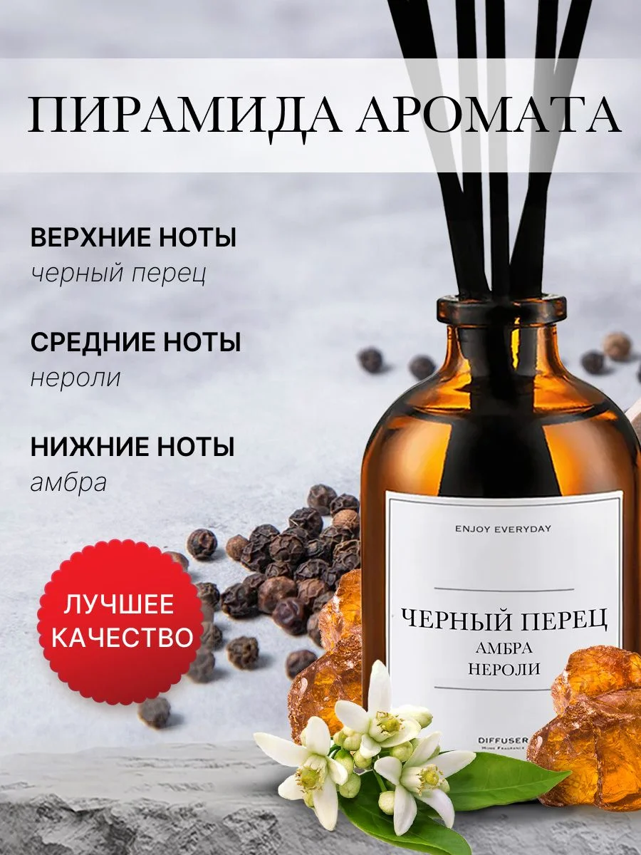 Коричневый ароматический диффузор для дома, ароматизатор для дома 2 шт 50 мл