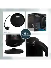 Черный электрический чайник making Oasis everywhere K-10SB
