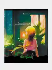 Тетрадь BRAUBERG "Anime Girls", А5, 80 листов, скоба, клетка