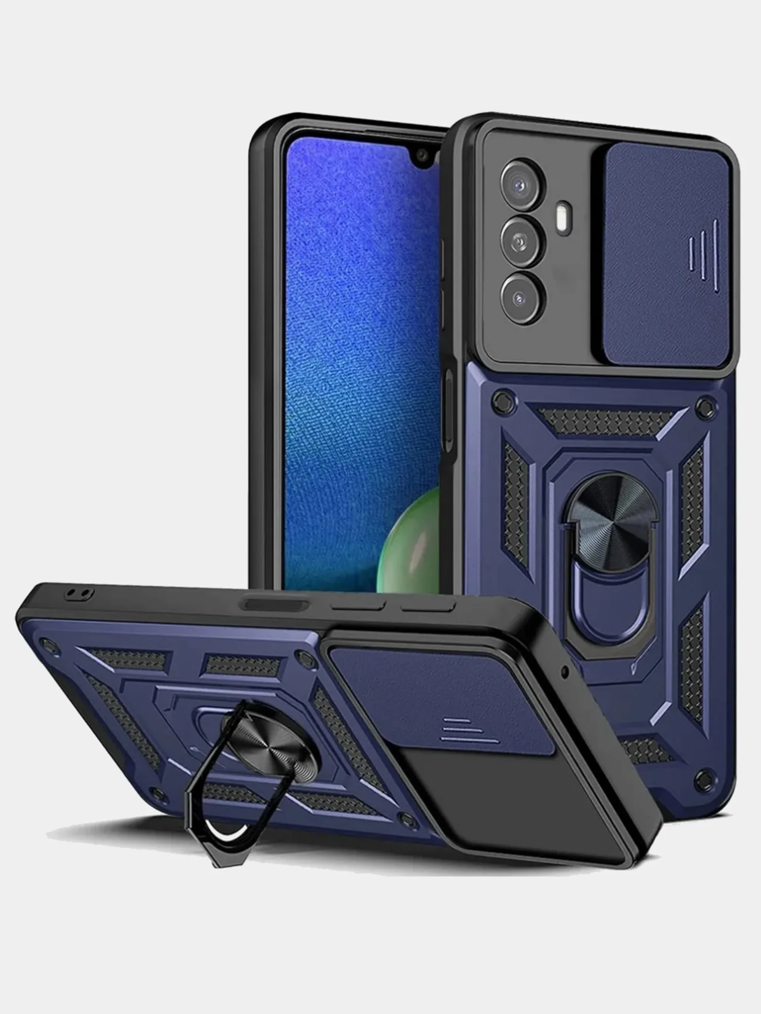 Серебряный чехол противоударный armors для Huawei Nova Y71 и Y70 и Y70 Plus / Нова У71 и У70 и У70 +