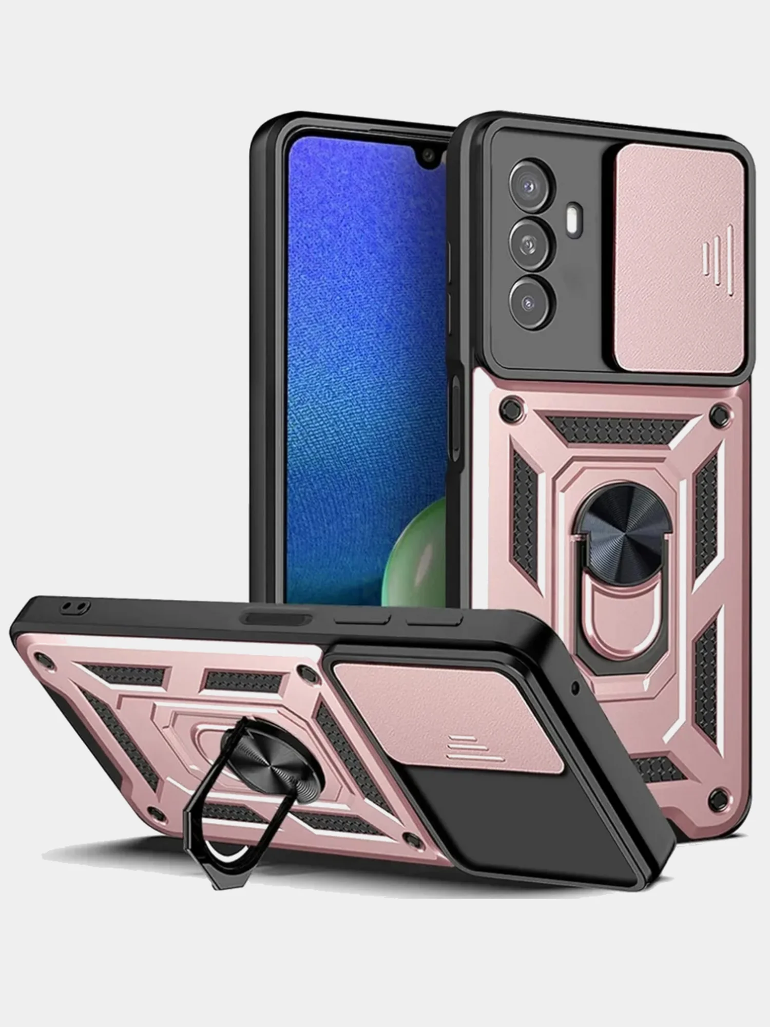 Серебряный чехол противоударный armors для Huawei Nova Y71 и Y70 и Y70 Plus / Нова У71 и У70 и У70 +