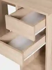 Стол письменный компьютерный с ящиками и полками для школьника Brabix 2 ящика, 641895