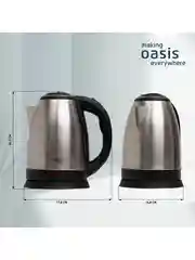 Серебряный электрический чайник making Oasis everywhere K-10NS