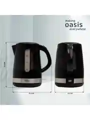 Черный электрический чайник making Oasis everywhere K-1PB