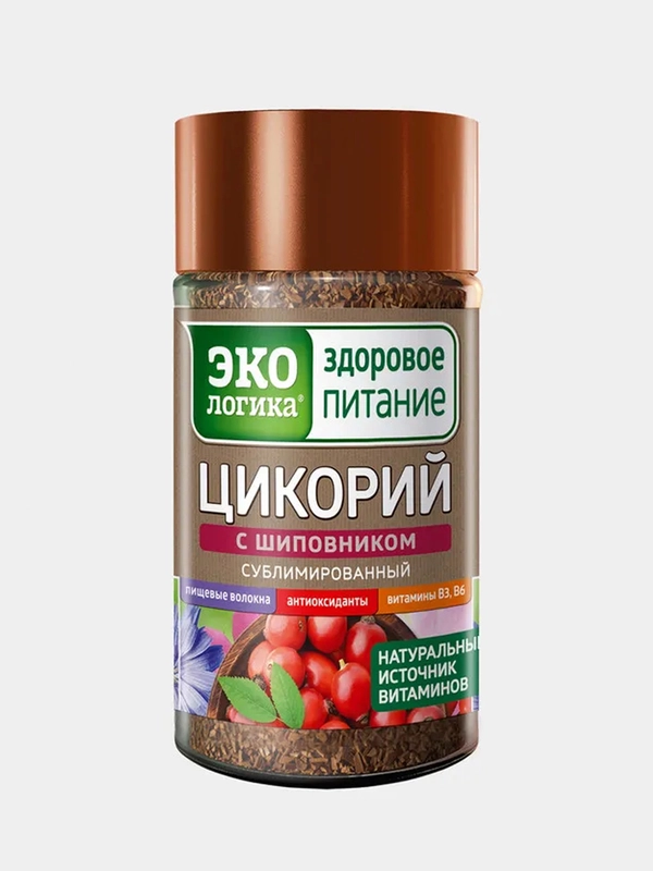 Цикорий сублимированный Экологика, с шиповником, 85 г