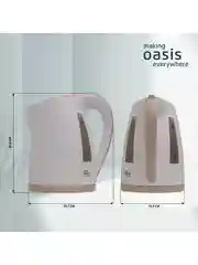 Белый электрический чайник making Oasis everywhere K-3PWI