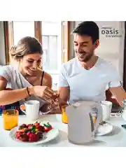 Белый электрический чайник making Oasis everywhere K-3PWI