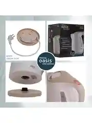 Белый электрический чайник making Oasis everywhere K-3PWI