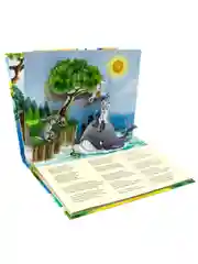 Книга детская Проф-Пресс панорамка 3D К. Чуковский Айболит