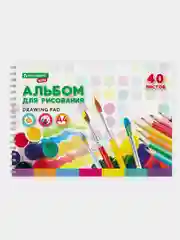 Альбом для рисования BRAUBERG KIDS "Творчество", А4, 40 л, 195х285 мм