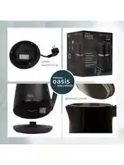 Черный электрический чайник making Oasis everywhere K-4SPB