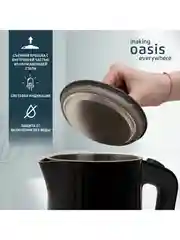 Черный электрический чайник making Oasis everywhere K-4SPB