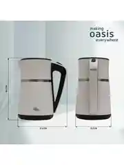 Белый электрический чайник making Oasis everywhere K-4SPW