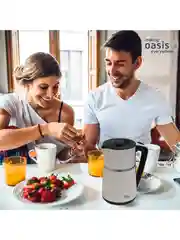 Белый электрический чайник making Oasis everywhere K-4SPW
