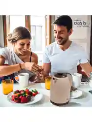 Бежевый электрический чайник making Oasis everywhere K-6SPI
