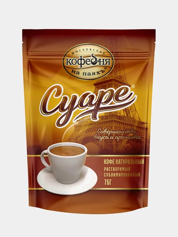 Kофе рaстворимый Московская кофейня на Паяхъ Суаре, 75 г